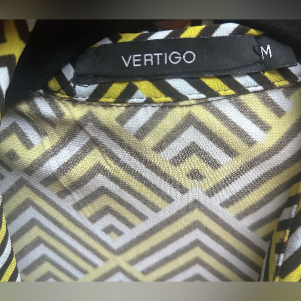 Vertigo Chevron Patterned Dress - image 4